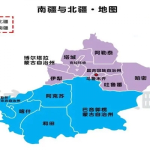 新疆旅游地图